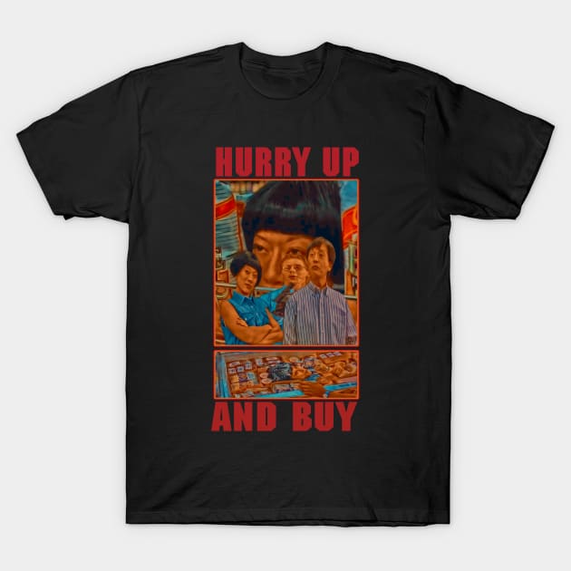 Hurry Up And Buy (Full Color Oil painting) T-Shirt by The Dark Vestiary